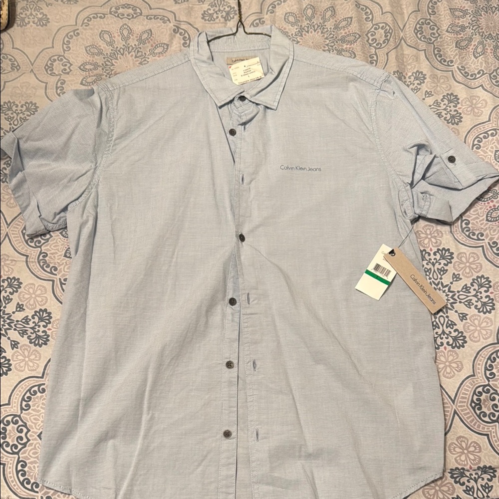 Calvin Klein Jeans Blue Casual Shirt